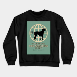 Dog Watching Crewneck Sweatshirt